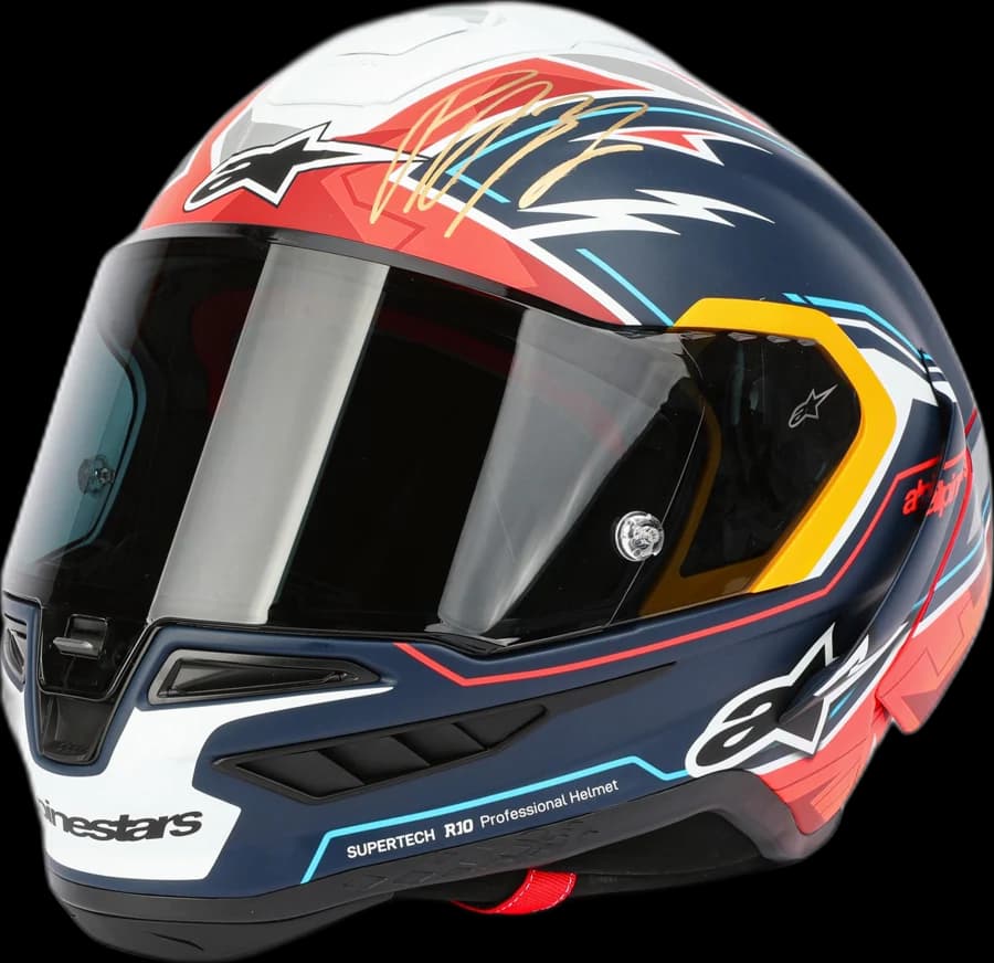 Pedro Acosta signed 2024 replica helmet, one of 10