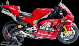 Pecco Bagnaia signed Ducati 1:6 model, 2022 world champion
