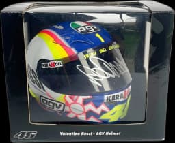 Valentino Rossi signed 2005 AGV 1:2 helmet