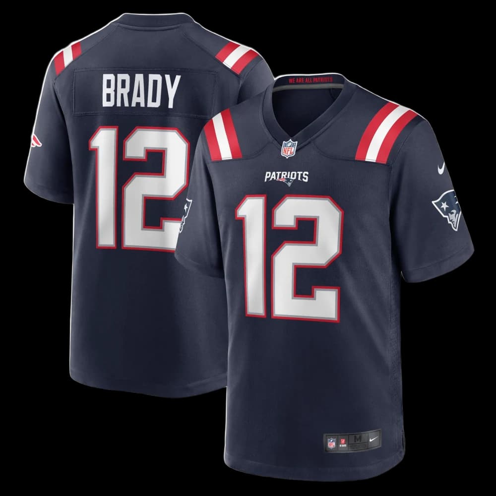 Brady Patriots navy jersey (Nike Game)