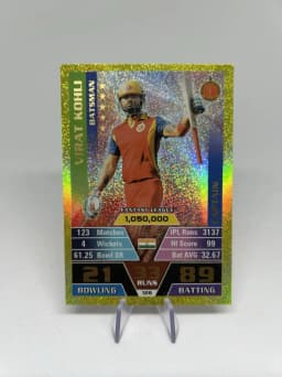 Virat Kohli 2016 Topps Cricket Attax, Gold Captain #126