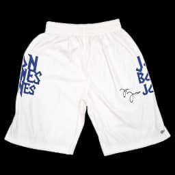 Jon Jones signed white trunks
