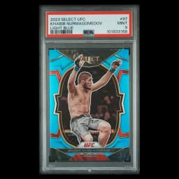 Khabib Nurmagomedov 2023 Select Light Blue #97, PSA 9