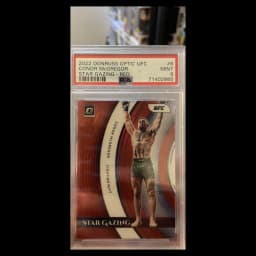 Conor McGregor 2022 Donruss Optic Star Gazing Red, PSA 9