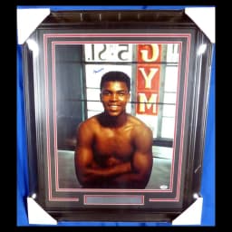 Muhammad Ali signed framed 16x20