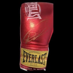 Canelo Alvarez signed red Everlast glove