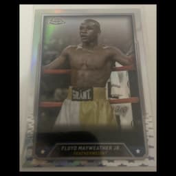Floyd Mayweather Jr. 2024 Topps Chrome Refractor #33