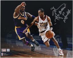 Allen Iverson signed 16x20 photo