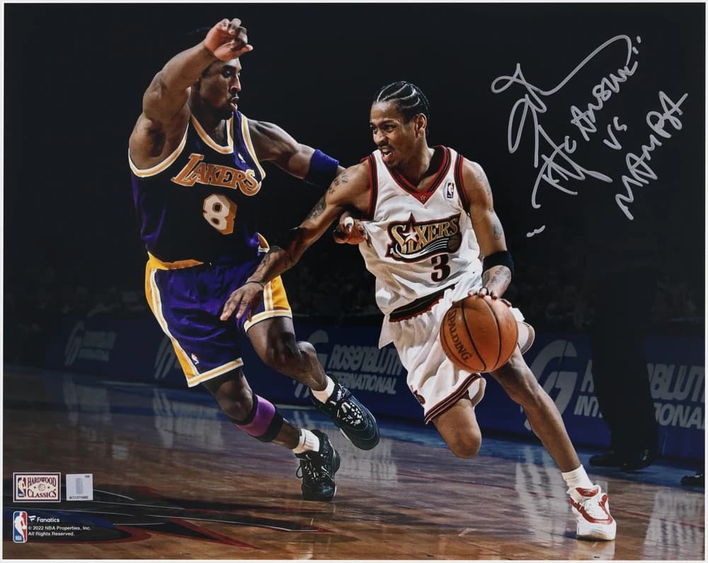 Allen Iverson signed 16x20 photo