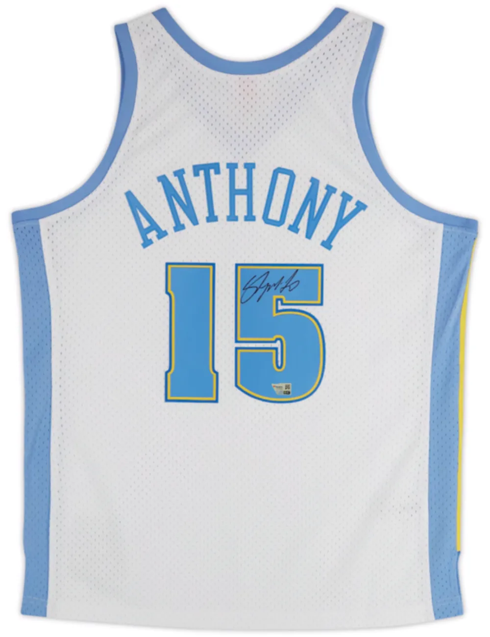 Carmelo Anthony signed Nuggets 2006-07 M&N jersey