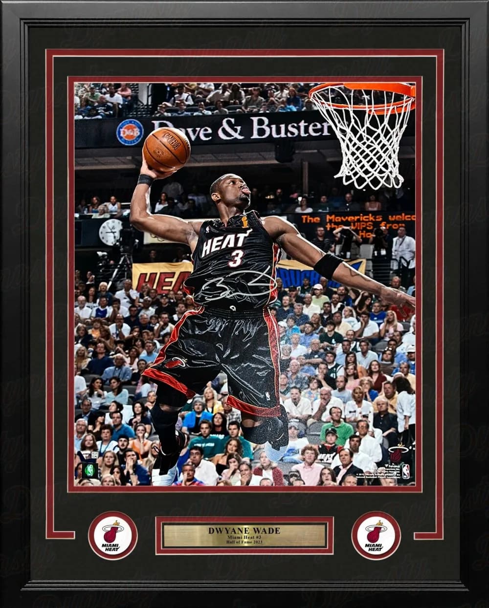 Dwyane Wade signed 16x20, framed