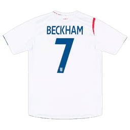 Beckham, England 2005/07 home, #7
