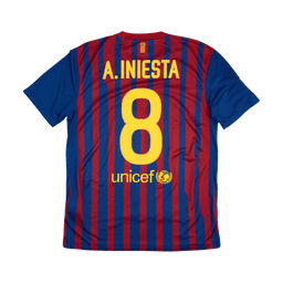 Iniesta, Barcelona 2011/12 home, #8