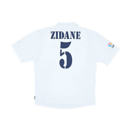 Zidane, Real Madrid 2001/02 home, #5