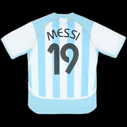 Messi Argentina 2006 reissue home shirt, MESSI 19