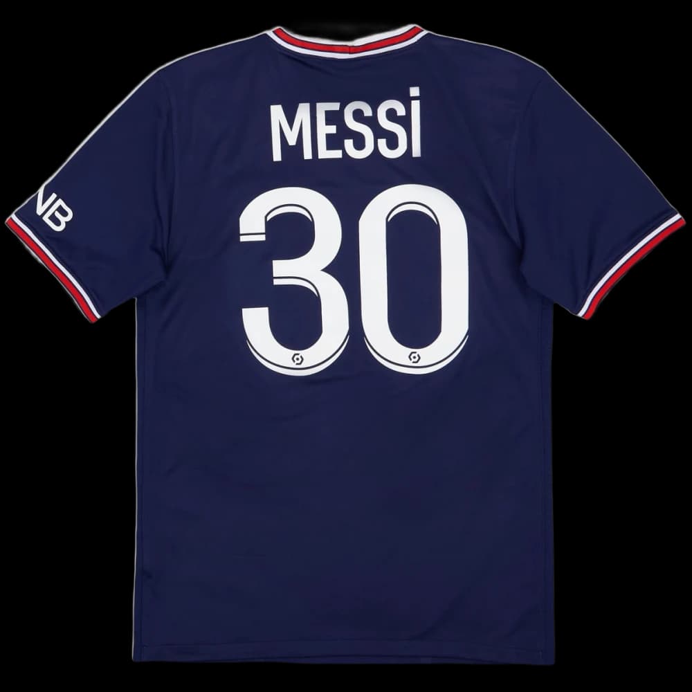 Messi PSG 2021-22 home shirt, MESSI 30
