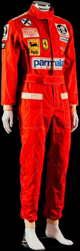 Niki Lauda race suit from the film Rush