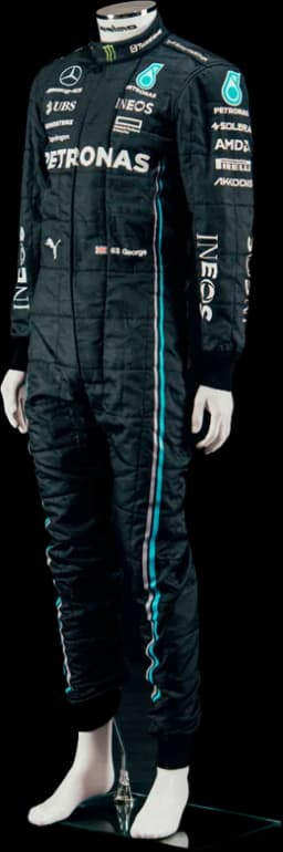 George Russell 2023 Mercedes race suit, race-used