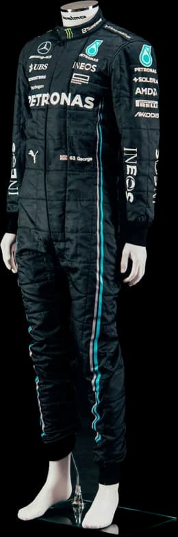 George Russell 2023 Mercedes race suit, race-used