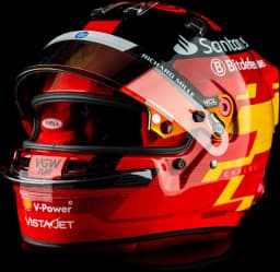 Carlos Sainz 2024 Bell helmet, full-scale replica