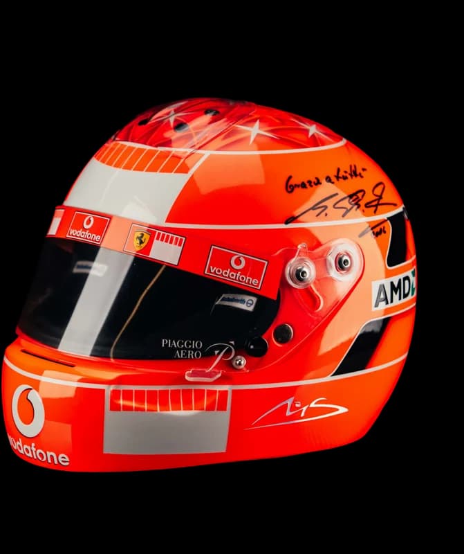 Michael Schumacher signed replica helmet, 17 of 150