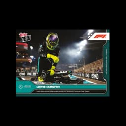 Lewis Hamilton Topps NOW, Last Dance with Mercedes, card 080