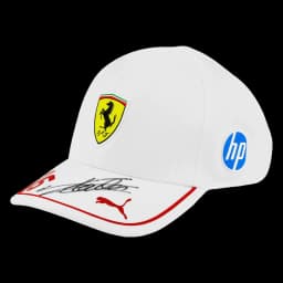 Charles Leclerc signed Miami 2025 white CL16 cap