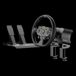 MOZA R5 sim racing wheel, 5.5Nm base and pedals
