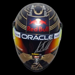 Max Verstappen signed 1:2 helmet, 2023 world champion